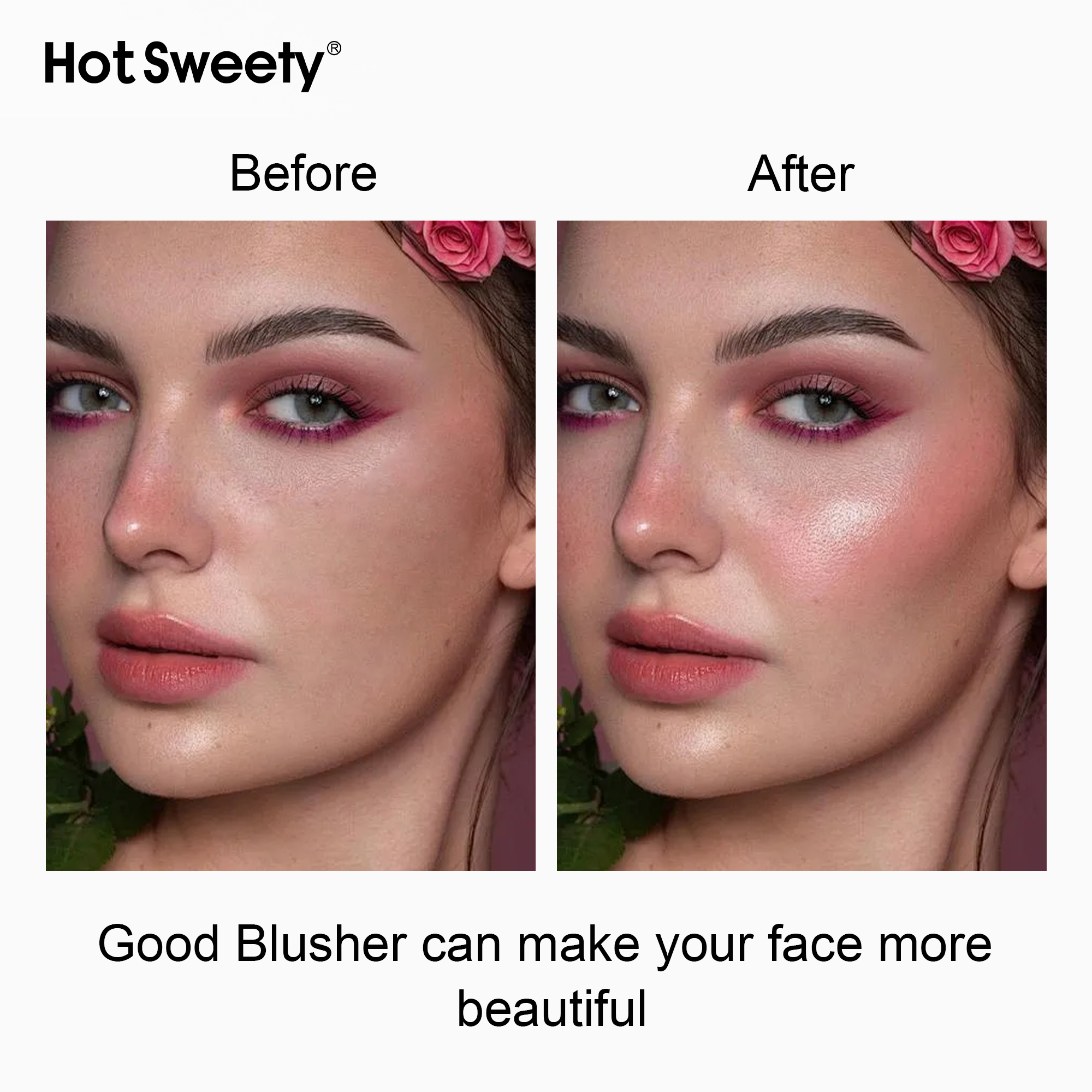 How to use blush to flatter your face 2